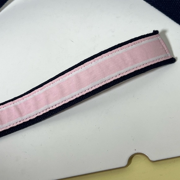 Vineyard Vines Shel & Ian Medium Ribbon Canvas Belt Preppy Classic Frat Summer - Picture 4 of 7